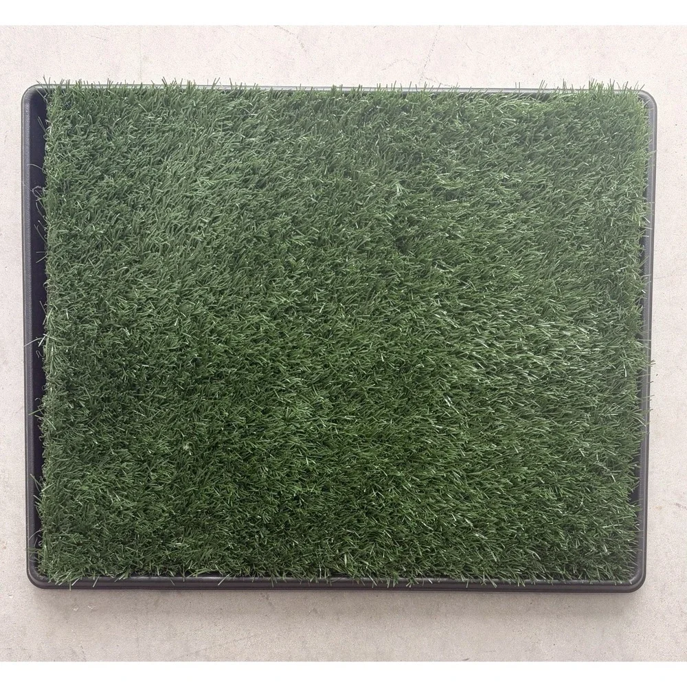 20x25 Reusable Artificial Grass Dog Pee Pad with Tray Indoor Outdoor Potty Turf